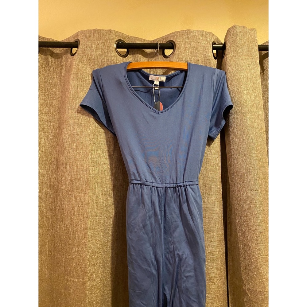 NWT Bailey's Blossoms Blue Jumpsuit